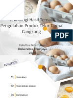 9 PPT Produk Telur Tanpa Cangkang