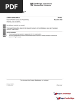 Cambridge IGCSE: Computer Science 0478/21