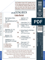 Bokyung Byun: Guitar Recital