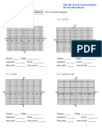 Sine & Cosine Graphs - All Transformations