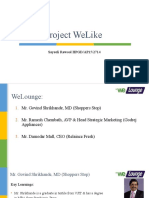 Project WeLike key learnings and insights