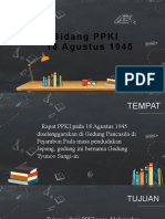 Sidang PPKI Tanggal 18 Agustus 1945 - Absen 9,21,33