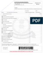 Indian Income Tax Return Acknowledgement Form ITR-6