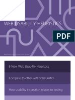 Web Usability Heuristics: Børge Kristensen, Copenux, 20 January 2021 at UX Joburg