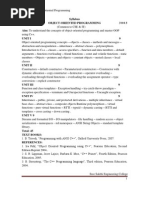 CS2203 - Object Oriented Programming SSEC