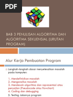 Bab 3 Penulisan Algoritma Dan Algoritma Sequensial