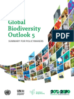 Global Biodiversity Outlook 5: Summary For Policymakers