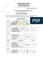 Comite de Interseccion - Convension Distrital