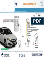 2019-06-C0358 - 17 - Honda Civic 2017 - Acionamento Dos Vidros (Todos Automatizados) Através Do Pronnect Ou SW273 - PV - 0