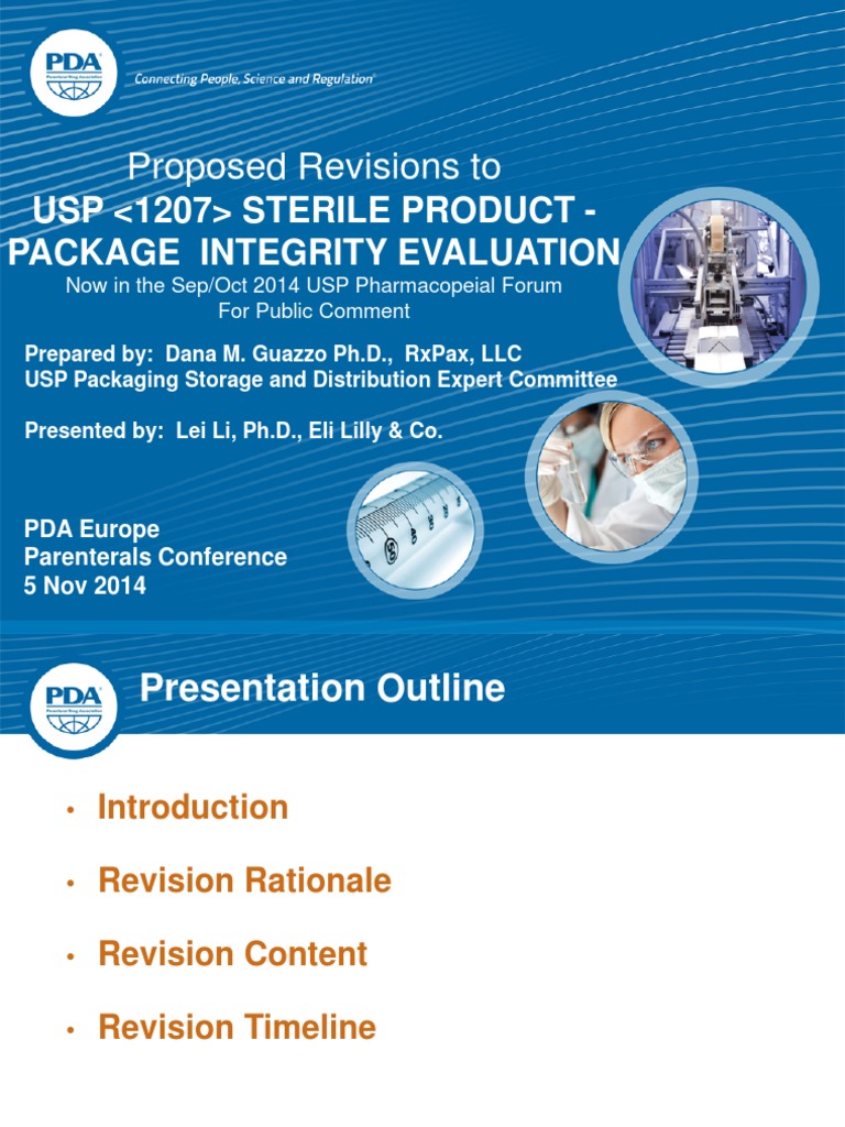 PDA A Global Association Proposed Revisions To PDF Leak