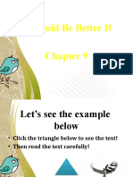 Chapter 9 It Would Be Better If