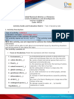 Unit 2 - Task 4 - Speaking Task - Activity Guide and Evaluation Rubric