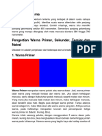 Pengertian Warna