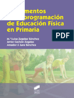 Fundamentos de la programación de educación física en primaria