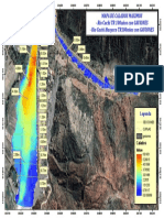 Mapa de Calado Maximo Rio CACHI RIO CACHIHUAYCCO CON GAVIONES