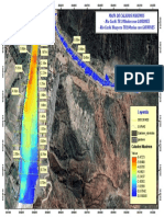 Mapa de Calado Maximo Rio CACHI RIO CACHIHUAYCCO CON GAVIONES MARGEN DERECHO E IZQUIERDO