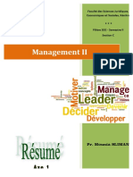 Cours - Management II Axe 1
