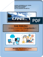 Guía Didactica Computación I Lapso 2021-3 Prof. Armando Carrero M.