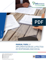 Manual para La Implementación de La Política de Responsabilidad Social 2021