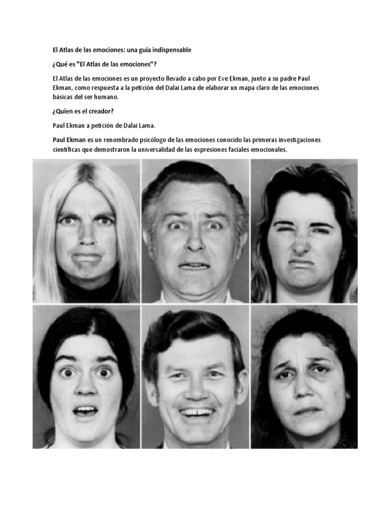 El Atlas de Las Emociones | Descargar gratis PDF | Las emociones | Ira