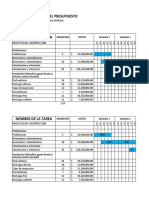 Control Del Presupuesto