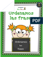 Palabras Desordernadas en Frases