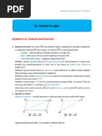 0 Vectori in Plan