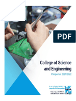 College of Science and Engineering: Prospectus 2021/2022