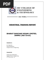 Download BSNL Training Report - Sarthak Gupta by Sarthak Gupta SN57622186 doc pdf