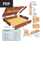 Silverware Chest Plan Drawings