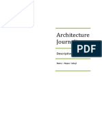 Architecture Journalism: Descriptive Writing