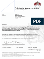 EC Certificate - Full Quality Assurance System EC Certificate - Full Quality Assurance System