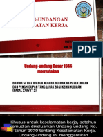 Perundang-Undangan Keselamatan Kerja: Nofitasari NIM: 2111024