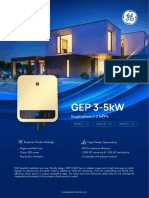 Gep 3-5Kw: Single-Phase - 2 Mppts