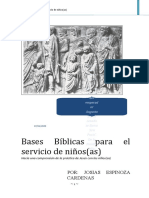 Bases Bíblicas para El Servicio de Niños