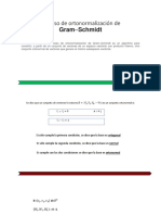 Proceso de ortonormalización de Gram-Schmidt