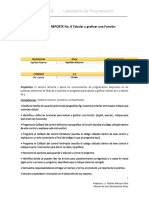 Reporte No.8 Tabular y Graficar Una Función