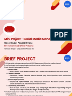 Social Media Management Project - Tempat Belajar