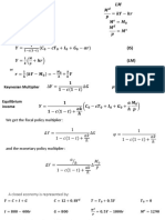 IS-LM Multipliers