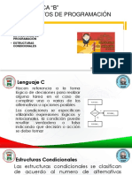 Programación Estructuras Condicionales