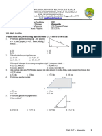 Saol Uas Matematika Kelas Viii Semester Dua-Smpn Komodo