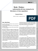 Setton - Noir Noire Recepción y Transformación Del Cine Criminal en La Literatura y El Cine Argentinos