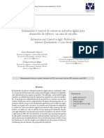 Estimacion y Control de Costos en Métodos Agiles