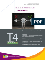 T4 Teoria Toma de Decisones y Resolucion de Problemas