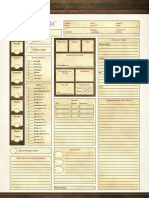 Adventures in Middle Earth - Character Sheet