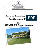 CAWAYAN ES ConPlan For COVID 19 Resurgences