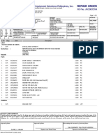 Ro007594 - Installation of Parts For Stock Machine 432ZX