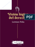 Visión Lógica Del Derecho Una Defensa Del Racionalismo Jurídico by Lorenzo Peña