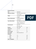 Auxilliary Equipment Flow Measurement