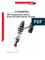 Owners Manual Comp Shock KTM 125 390 RC Duke